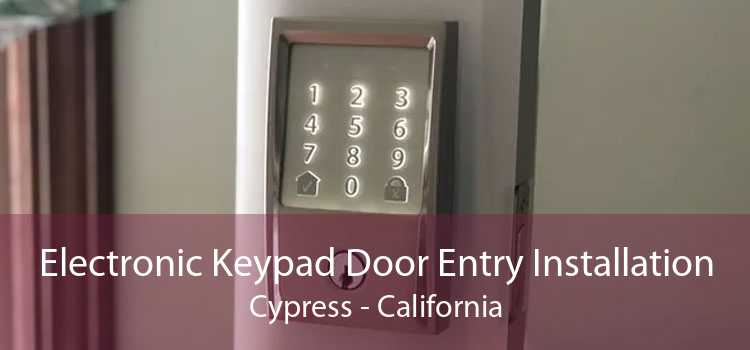 Electronic Keypad Door Entry Installation Cypress - California