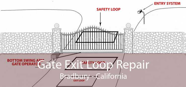 Gate Exit Loop Repair Bradbury - California