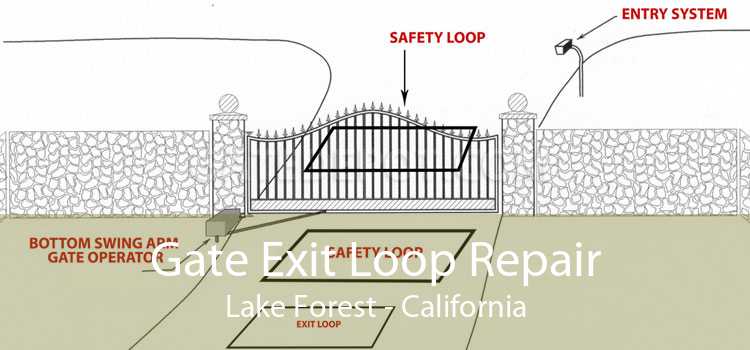 Gate Exit Loop Repair Lake Forest - California