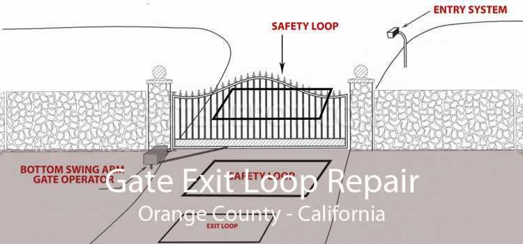 Gate Exit Loop Repair Orange County - California
