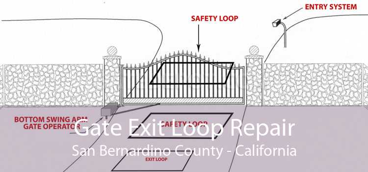 Gate Exit Loop Repair San Bernardino County - California