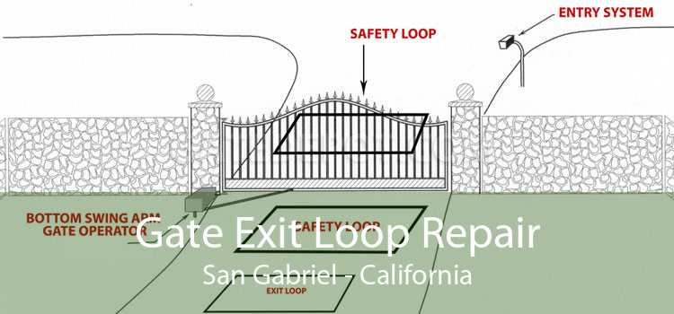 Gate Exit Loop Repair San Gabriel - California