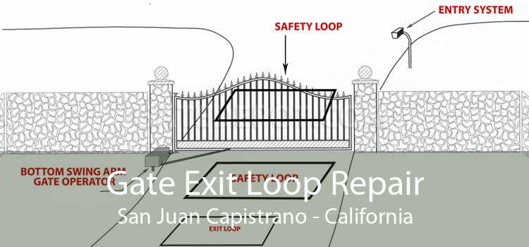 Gate Exit Loop Repair San Juan Capistrano - California