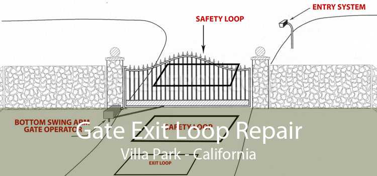 Gate Exit Loop Repair Villa Park - California