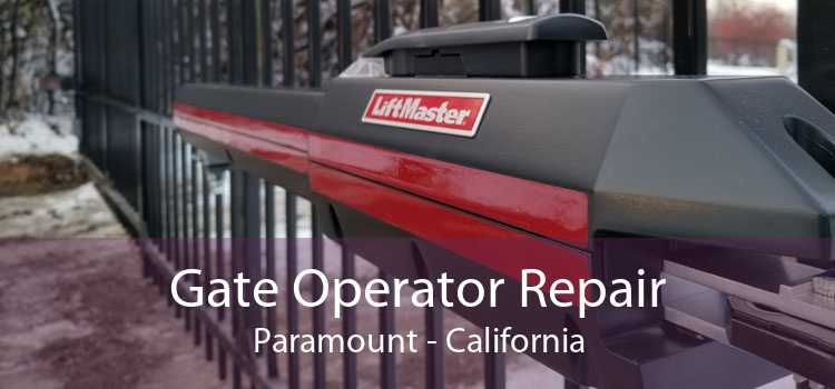 Gate Operator Repair Paramount - California