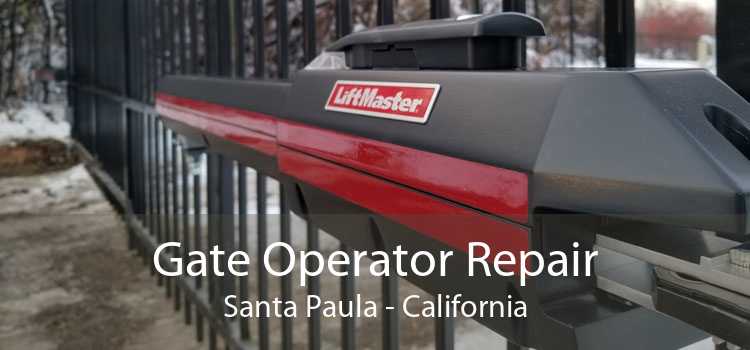Gate Operator Repair Santa Paula - California