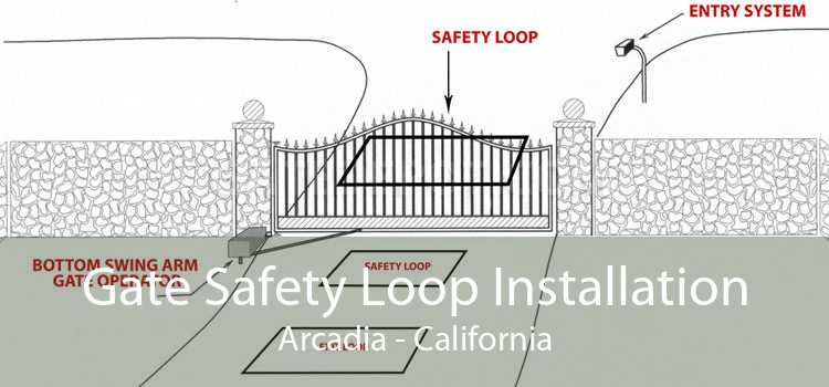 Gate Safety Loop Installation Arcadia - California