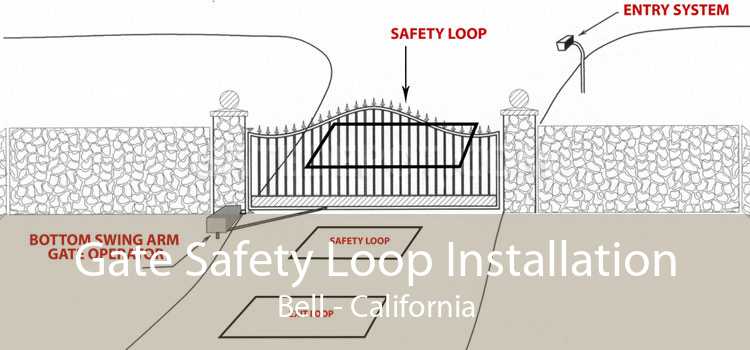 Gate Safety Loop Installation Bell - California