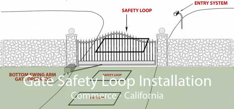 Gate Safety Loop Installation Commerce - California