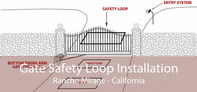 Gate Safety Loop Installation Rancho Mirage - California