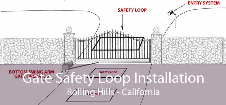 Gate Safety Loop Installation Rolling Hills - California