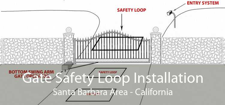 Gate Safety Loop Installation Santa Barbara Area - California