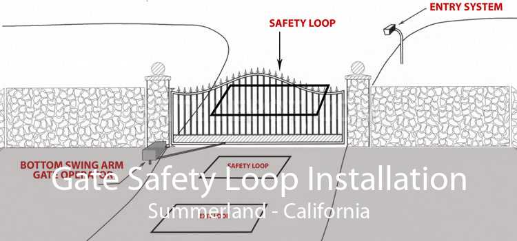 Gate Safety Loop Installation Summerland - California
