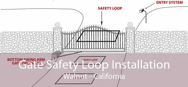 Gate Safety Loop Installation Walnut - California