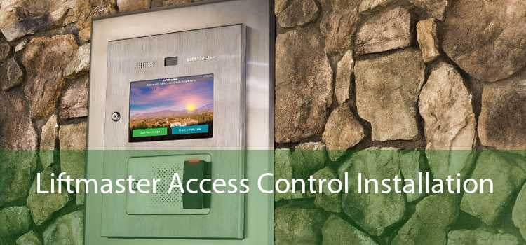 Liftmaster Access Control Installation 
