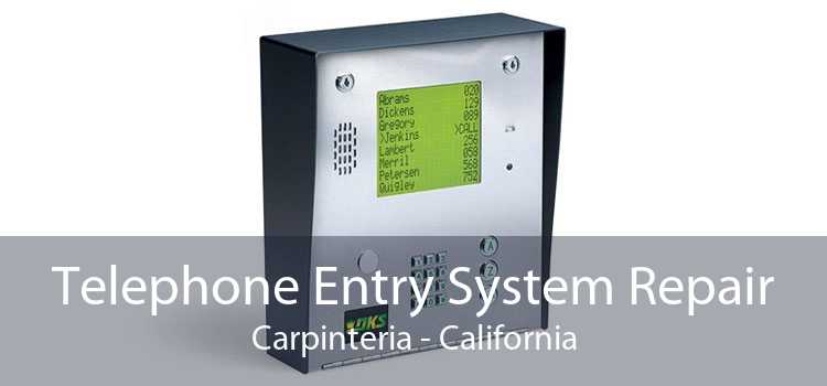 Telephone Entry System Repair Carpinteria - California