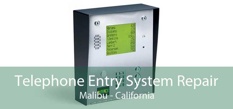 Telephone Entry System Repair Malibu - California